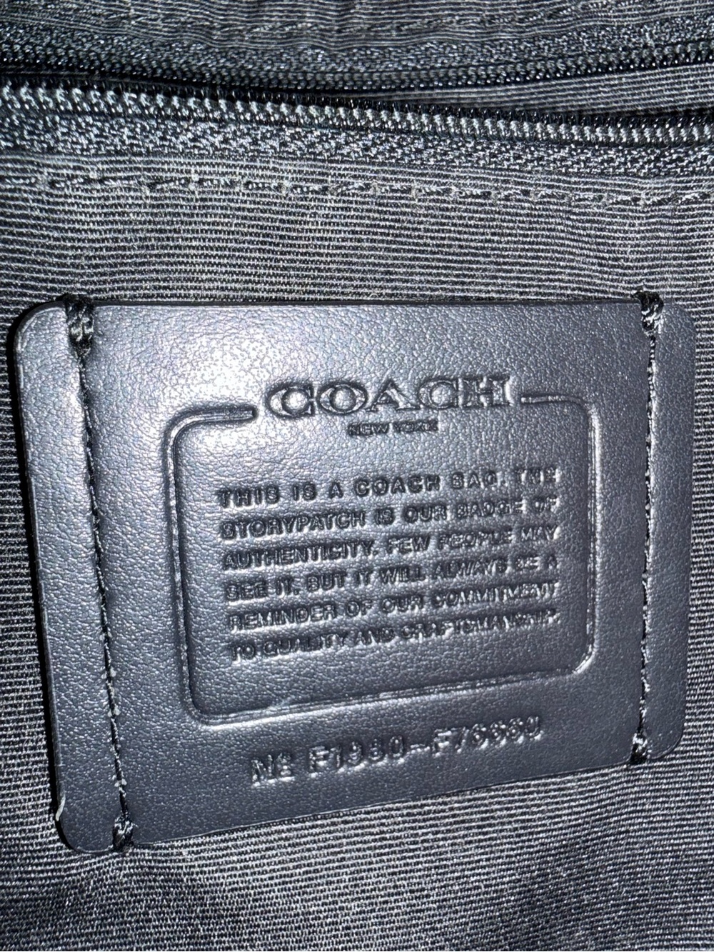 Coach Chelsea Champlain Amber Hobo Shoulder Bag Signature C & Black Leather Trim - Picture 11 of 16
